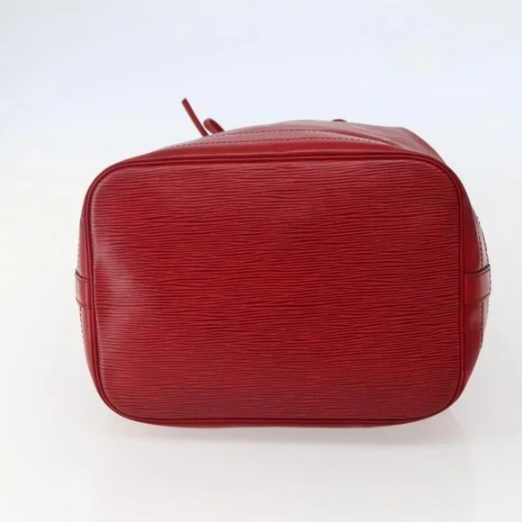 Authentic LOUIS VUITTON Epi Noe Shoulder Bag Red M44007 LV - Picture 12 of 16